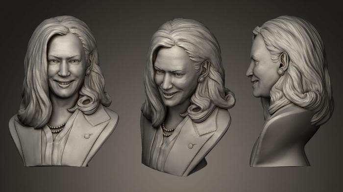 Busts and bas-reliefs of famous people (BUSTC_0327) 3D model for CNC machine
